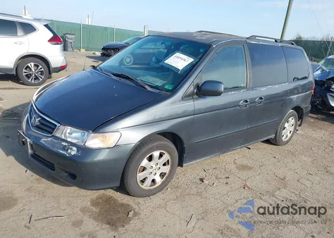 2004 Honda Odyssey Ex из США, поврежденный, VIN 5FNRL18614B079635